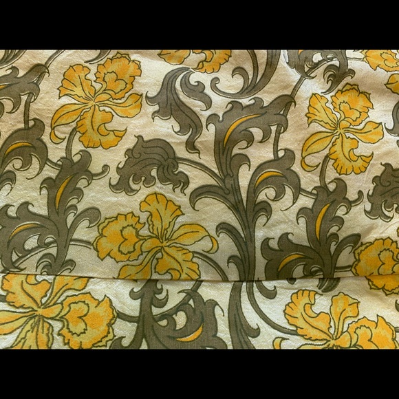 Vintage Southeast Asian Dress Painted Silk S - Picture 9 of 13